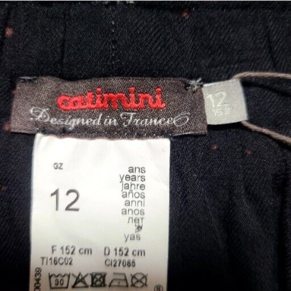 Catimini Reversible Skirt Girls Size 12 Year Elastic Waist Stars Cactus Flowers - Picture 8 of 16